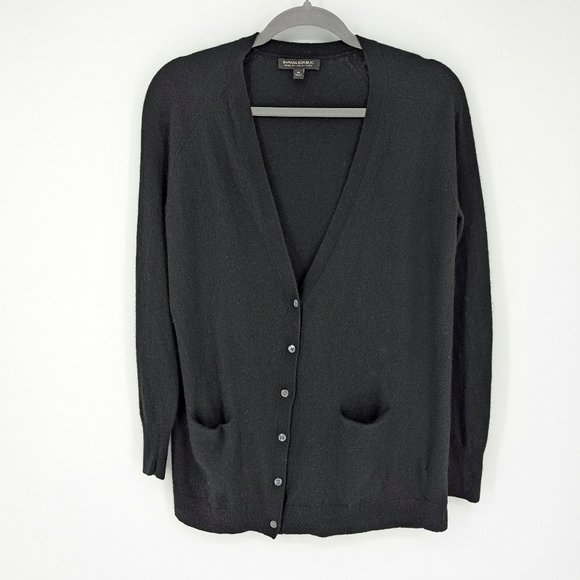 Banana Republic Sweaters - Banana Republic Cardigan Sweater Merino Wool Cashmere Blend Italian Yarn